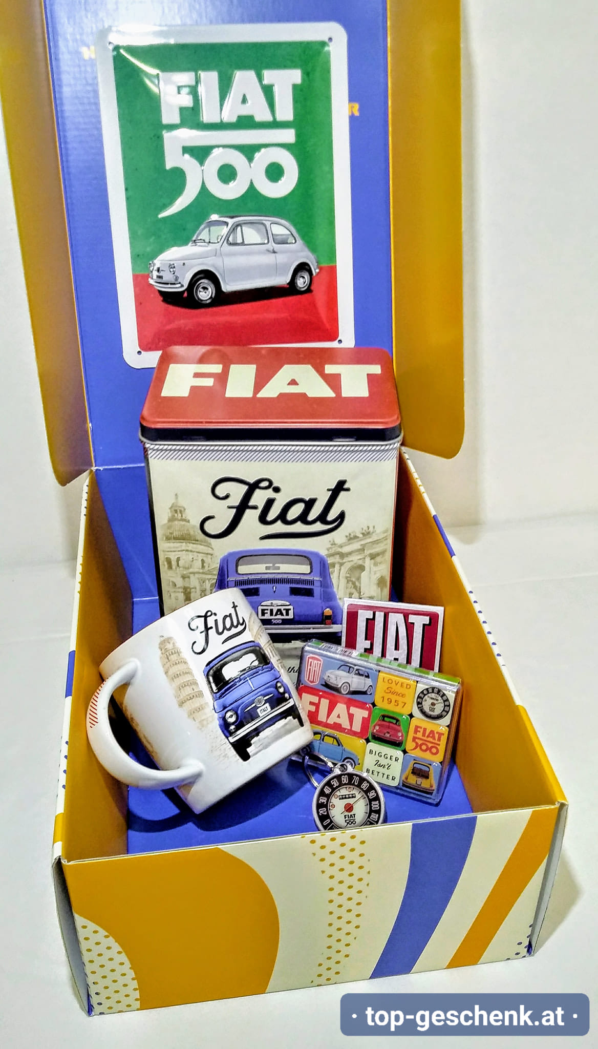Fiat 500 Geschenk Box· Die Geschenkidee für Freunde der